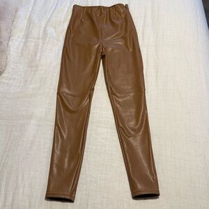A&F faux leather leggings